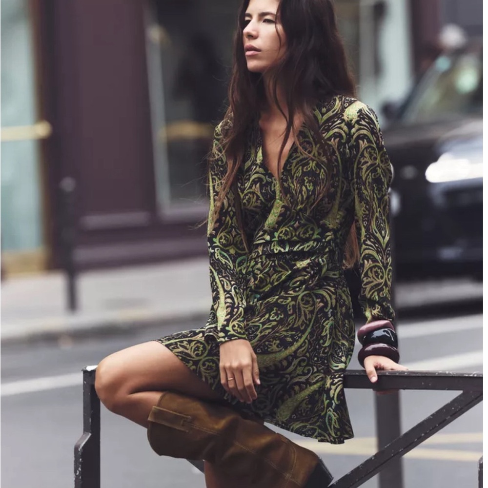 Zara Short Printed Dress